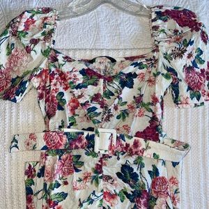 ZARA floral dress